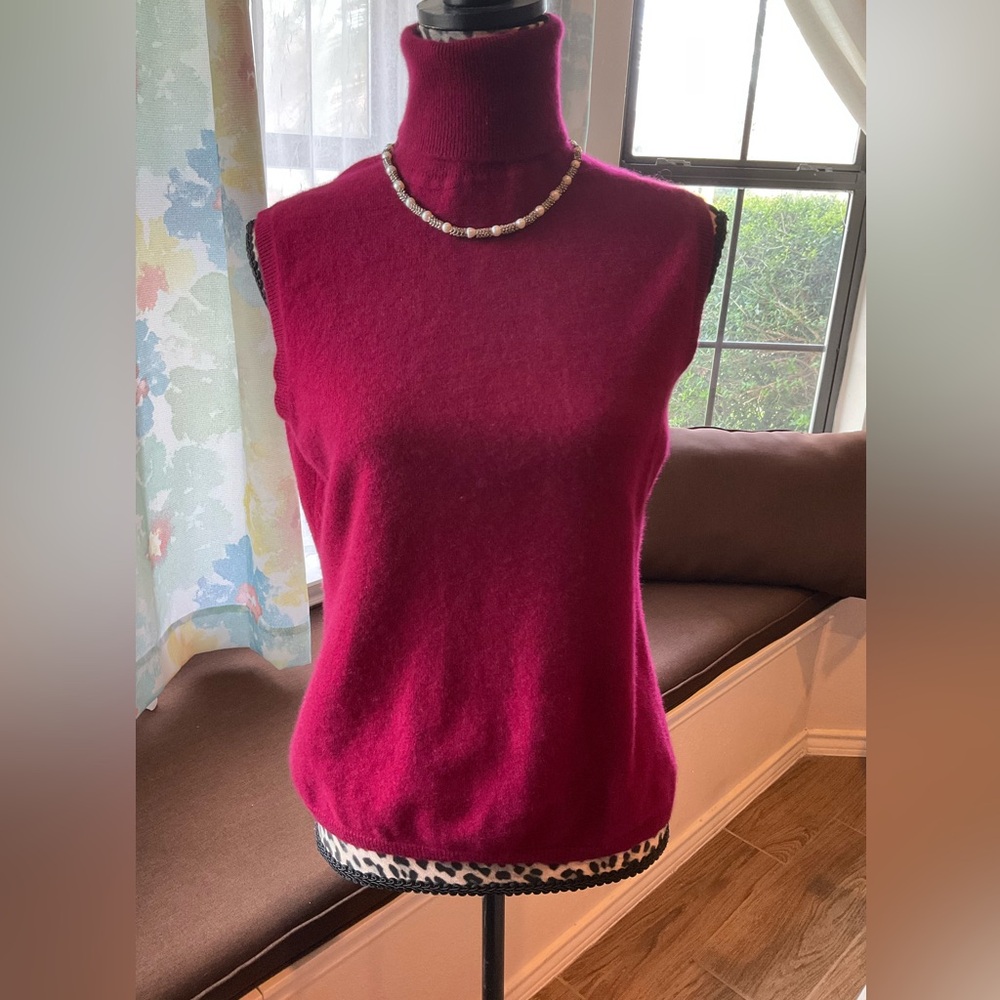 Red Cashmere Sweater